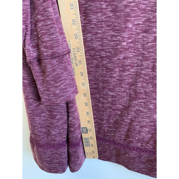 Anthropologie Saturday Sunday Tunic Dress Cowl Neck Long Sleeve Crochet Size L - Picture 10 of 16